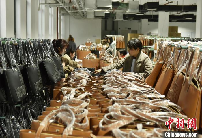 蓝山打造“中国皮具箱包创新之都”。杨雄春 摄
